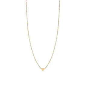 14K Gold Itty Bitty Heart Necklace