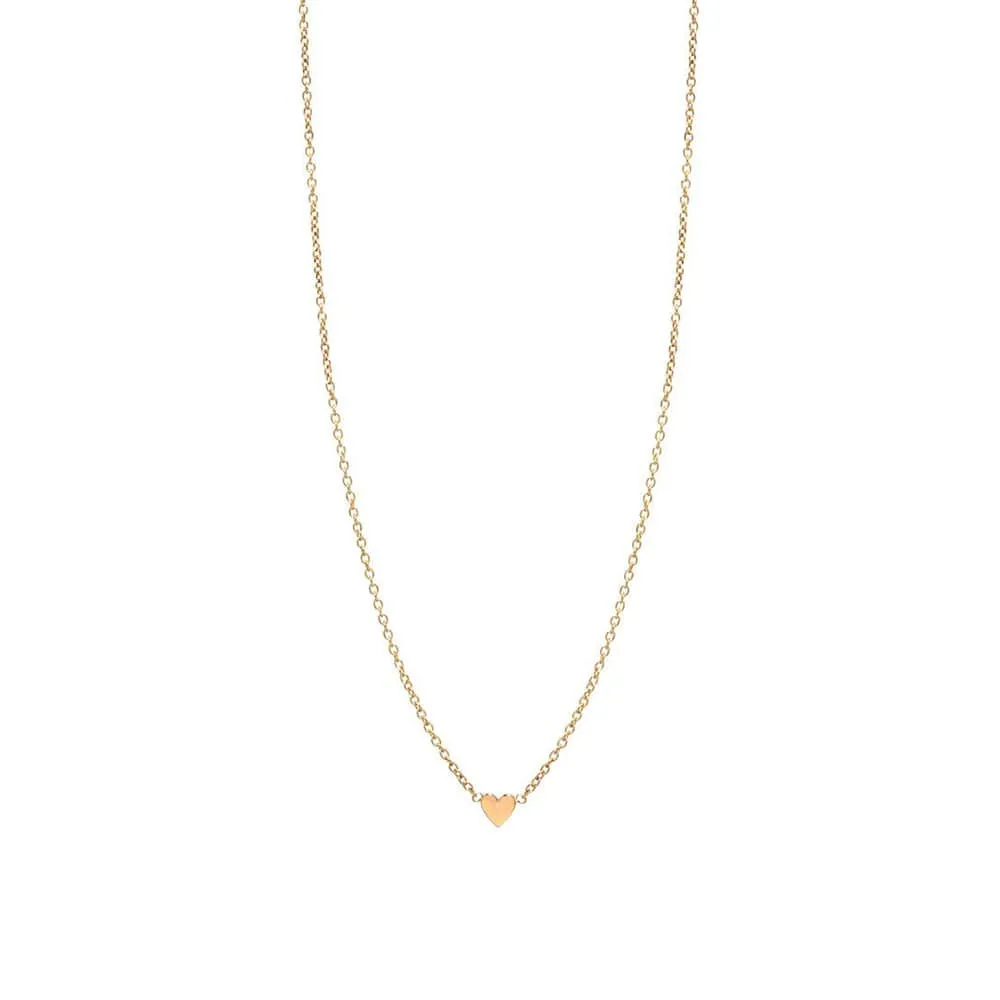 14K Gold Itty Bitty Heart Necklace