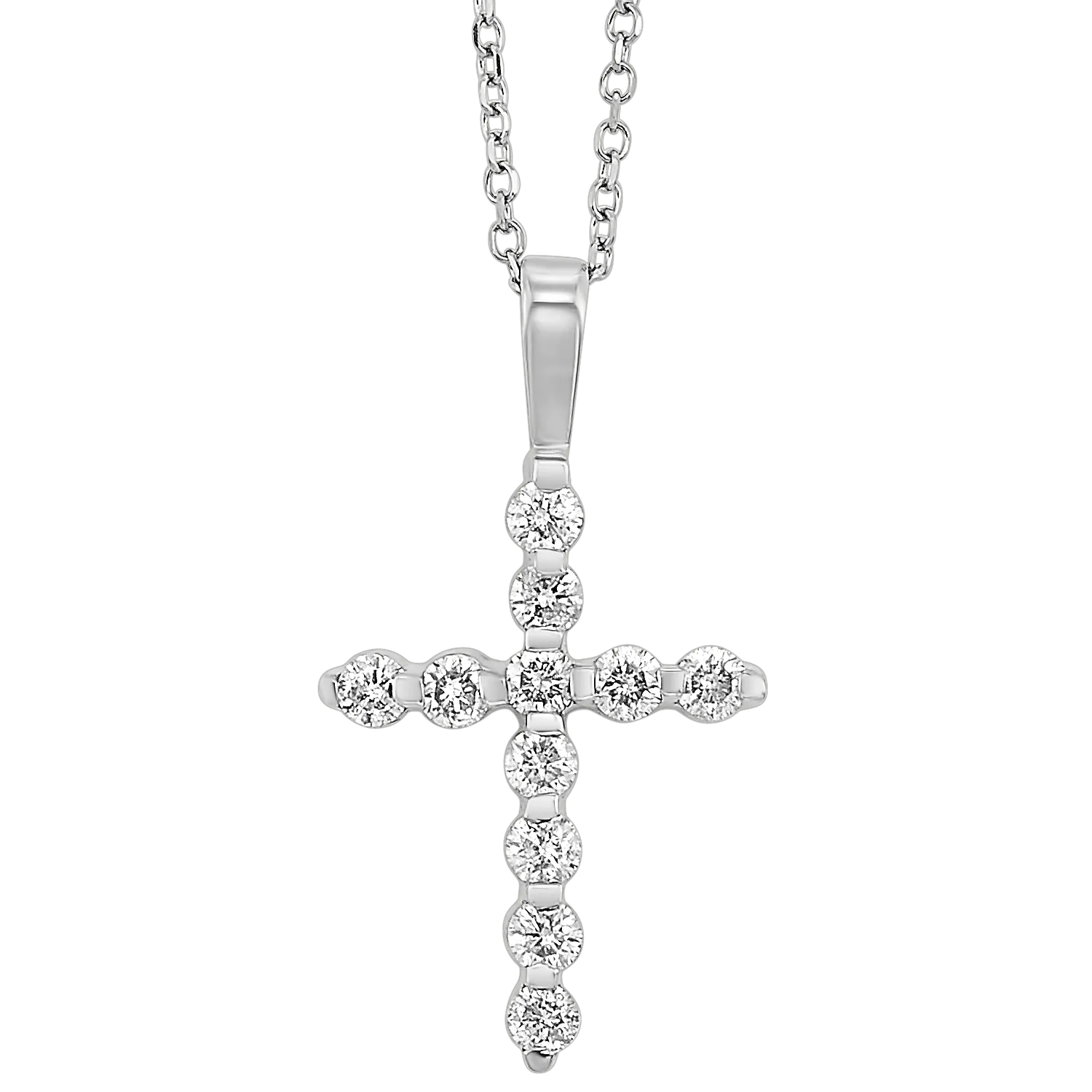 14KTW Diamond Cross Fashion Pendant 1/3Ct