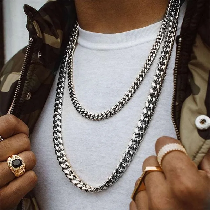 18K Gold Cuban Chain Necklace