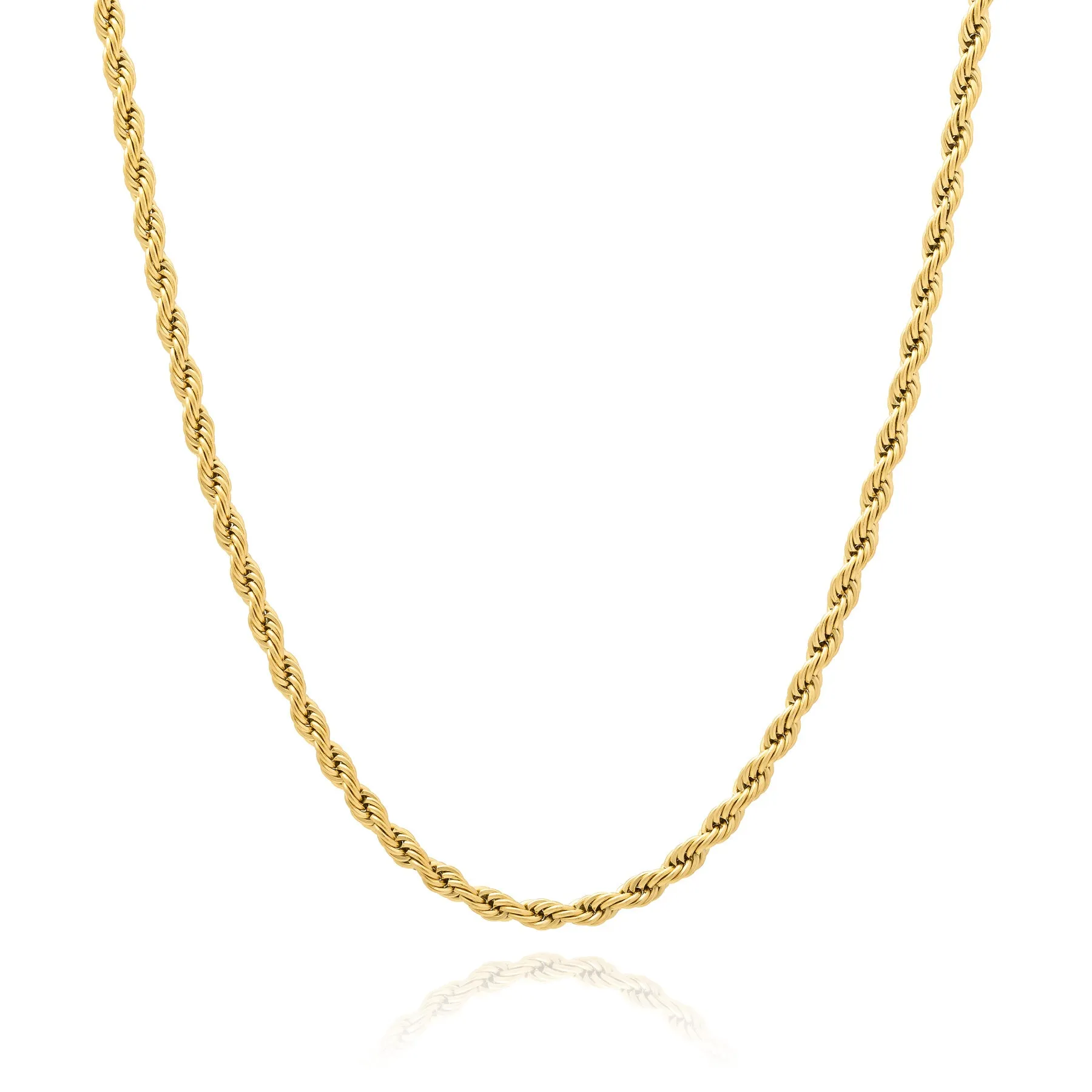 4mm Rope Chain (Gold)