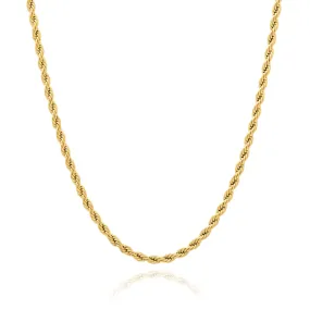 4mm Rope Chain (Gold)