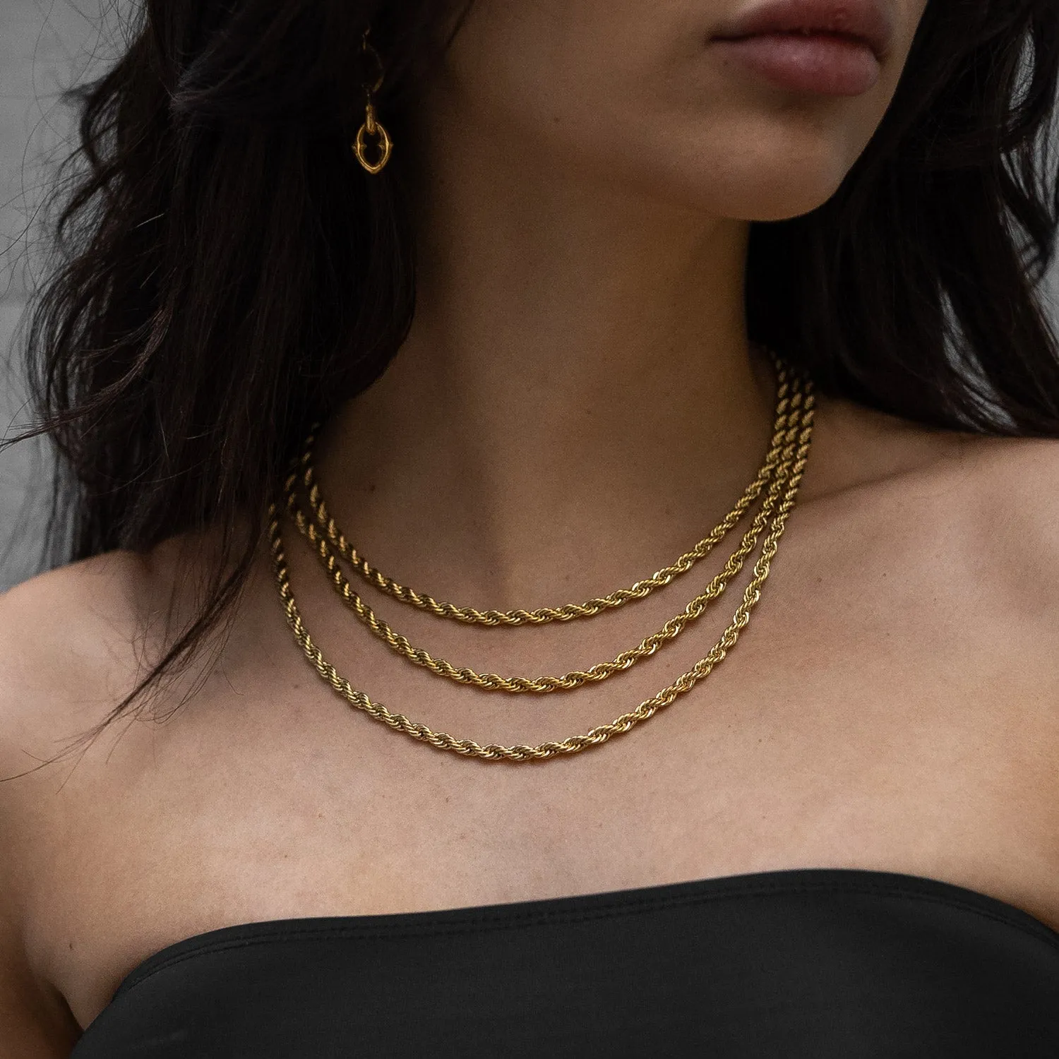 4mm Rope Chain (Gold)