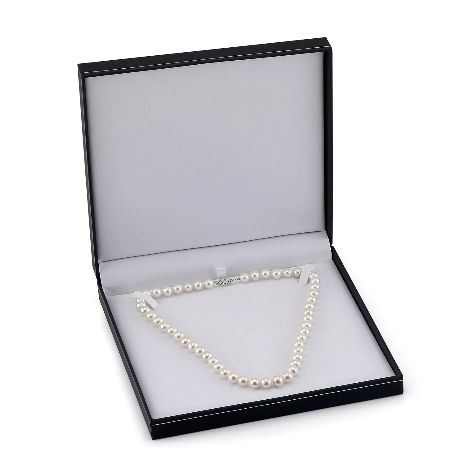 8.5-9.5mm White Freshwater Pearl Necklace - AAA Quality