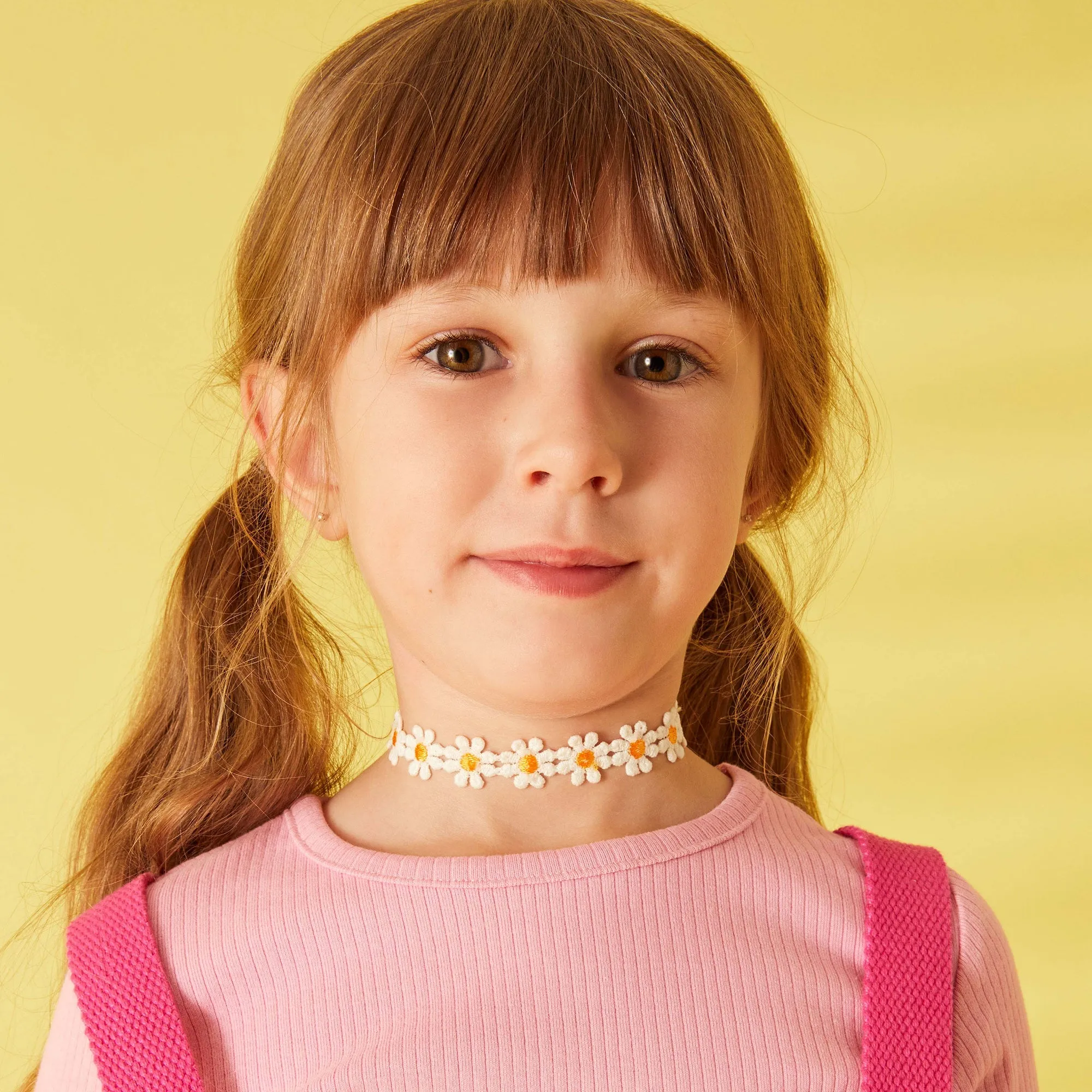 Accessorize London Girl's Daisy Choker Set of 2