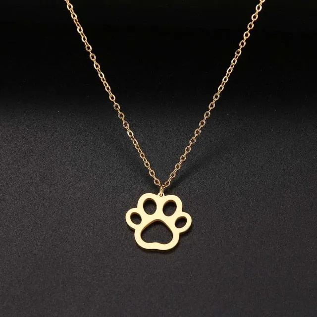 Adorable Dog Paw Necklaces