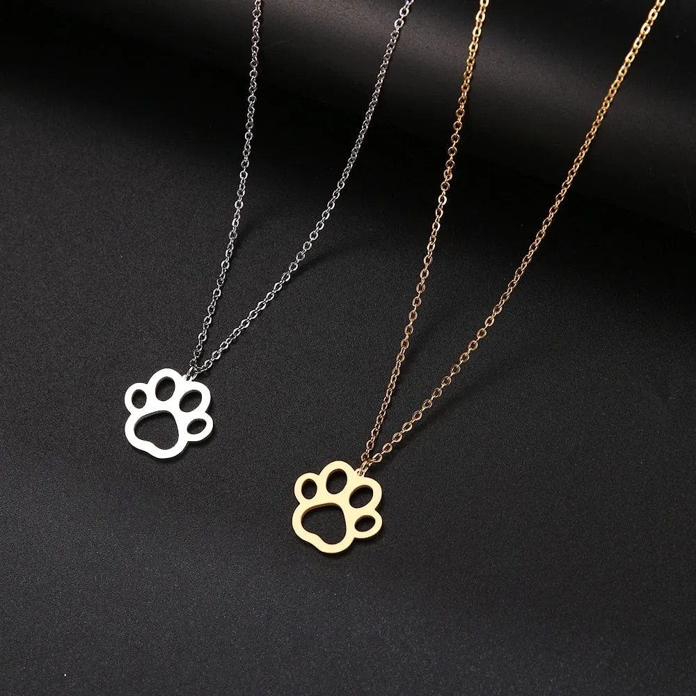 Adorable Dog Paw Necklaces