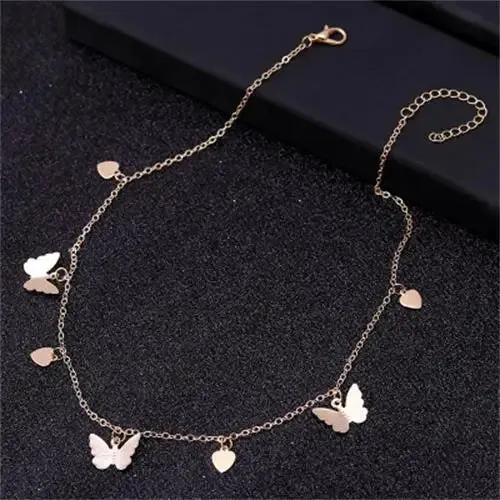 Aesthetic Metallic Butterflies Necklaces