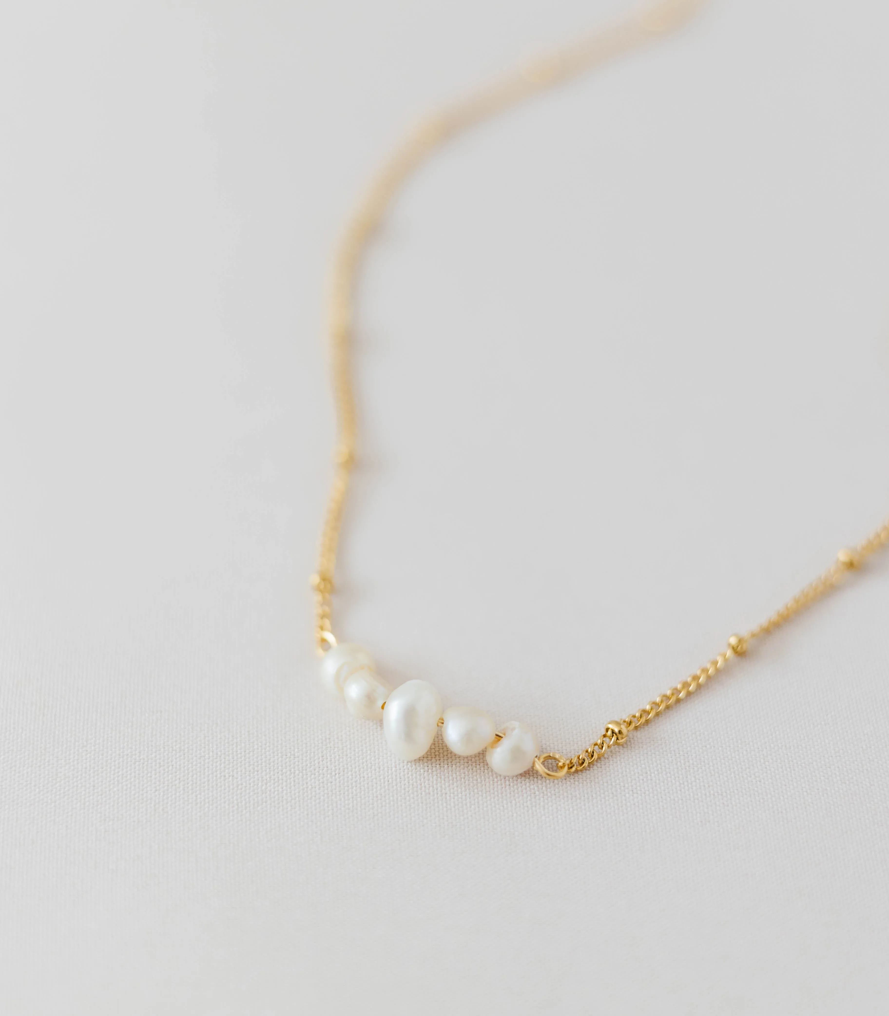 Alegre Multi Pearl Necklace