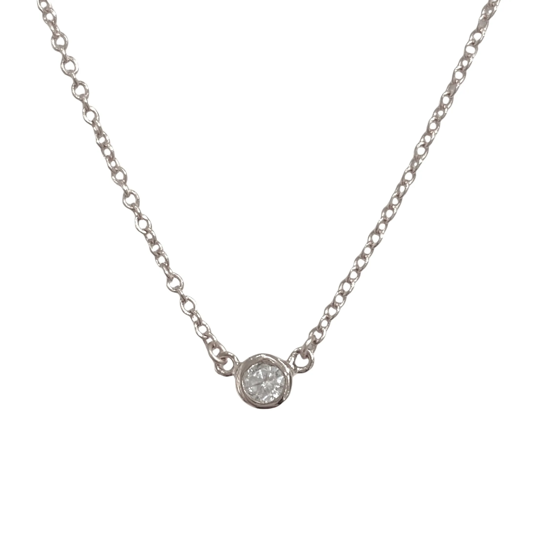 Amy Classic Bezel 0.4cm Necklace