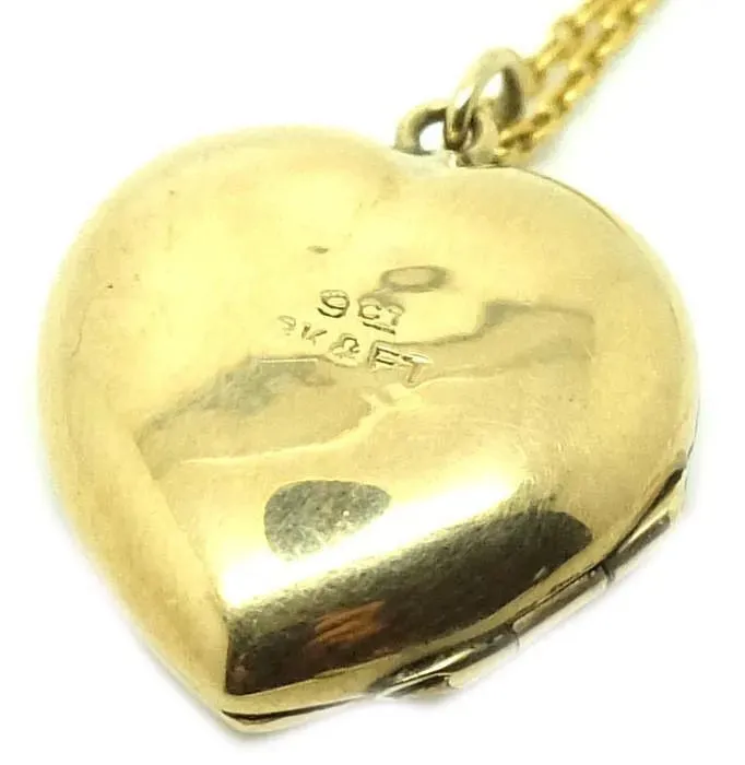 Antique Victorian 9ct Gold Heart Locket