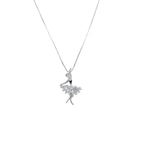 Ballerina Cubic Zirconia  Necklace