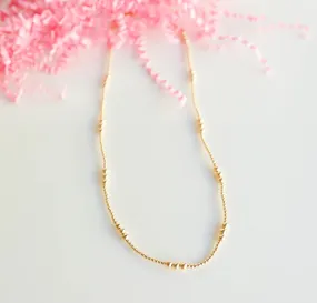 Beaded Blondes | ILY Gold Beaded Necklace