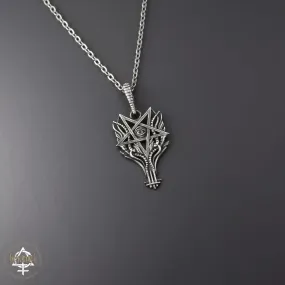 Behemoth 'O Pentagram Ignis' Sterling Silver necklace