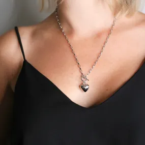 Boxy Heart Necklace