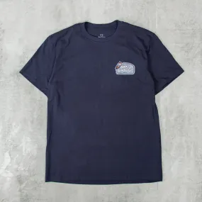 Brixton Bass Brains Boat S/S Tee - Washed Navy