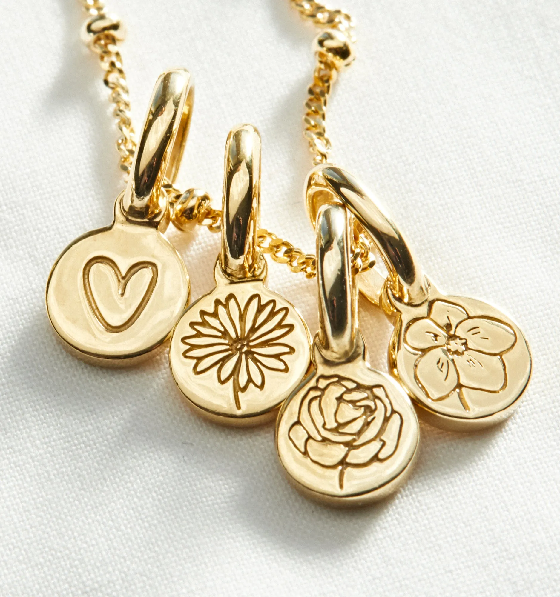 Carnation Flower Necklace - January