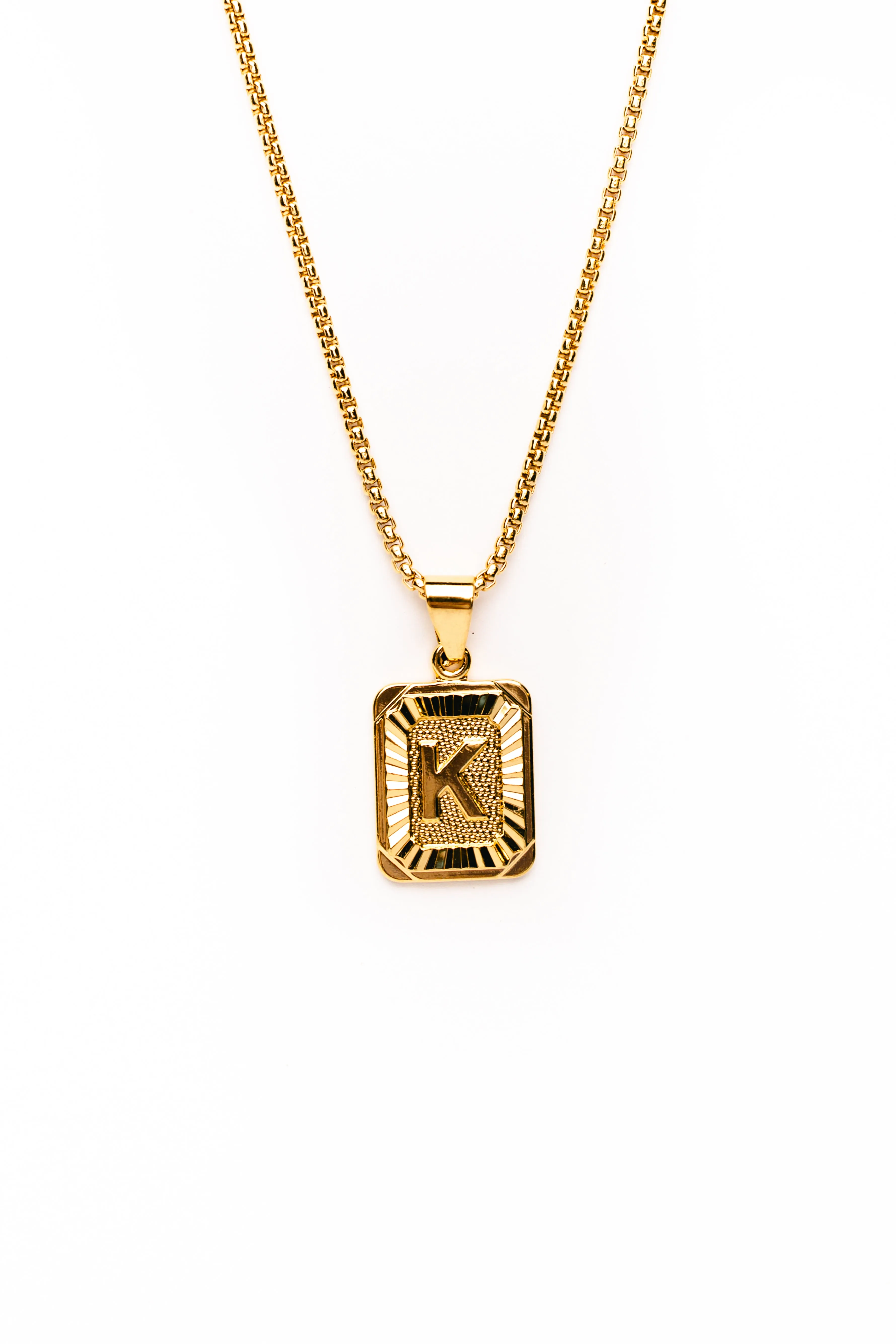 Catalina Initial Pendant Necklace