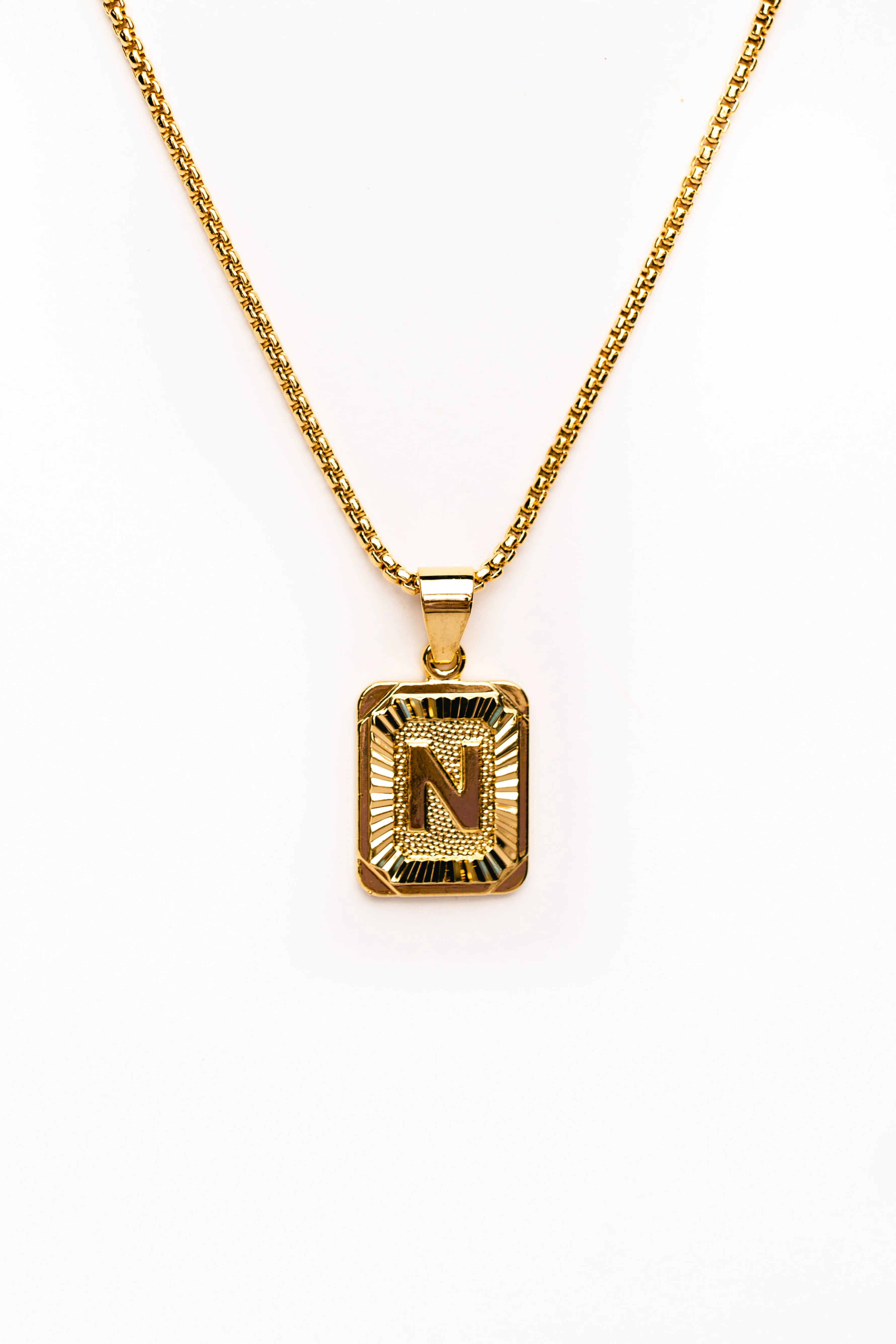 Catalina Initial Pendant Necklace