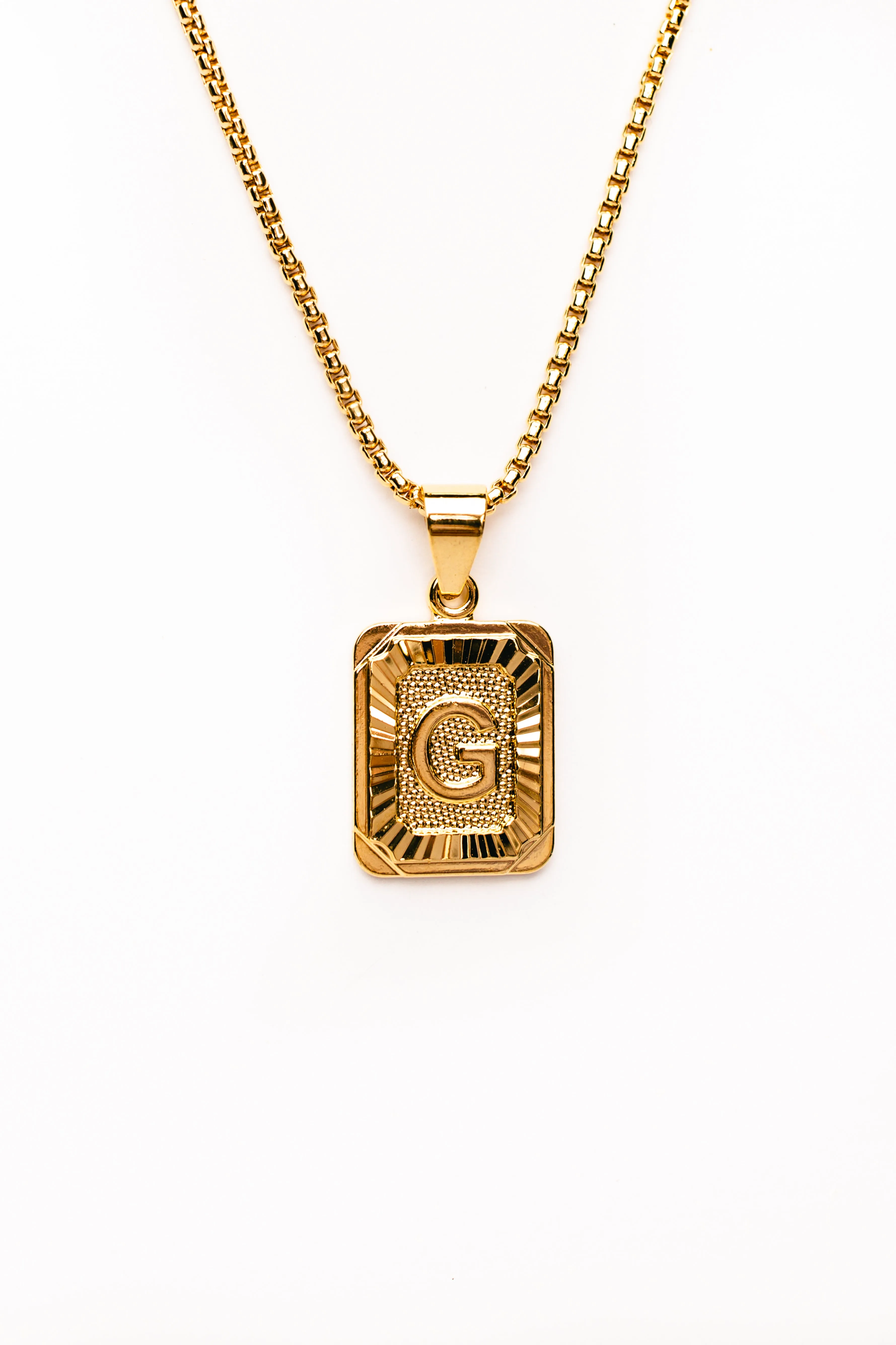 Catalina Initial Pendant Necklace