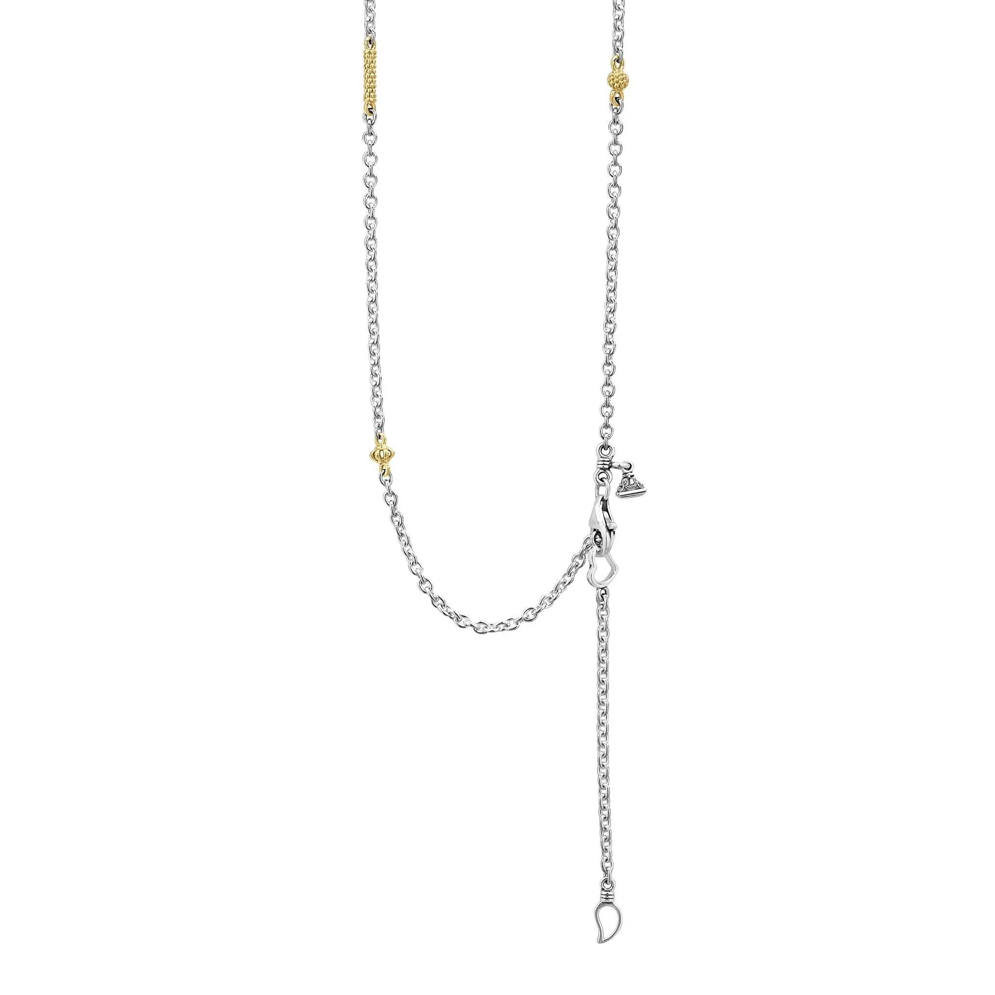 Caviar Icon Two-Tone Caviar Chain Necklace