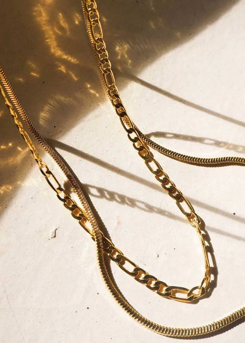 Cecilia Chain Necklace - Gold