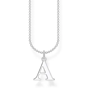 CHARMING COLLECTION LETTER 'A' NECKLACE 38-45CM