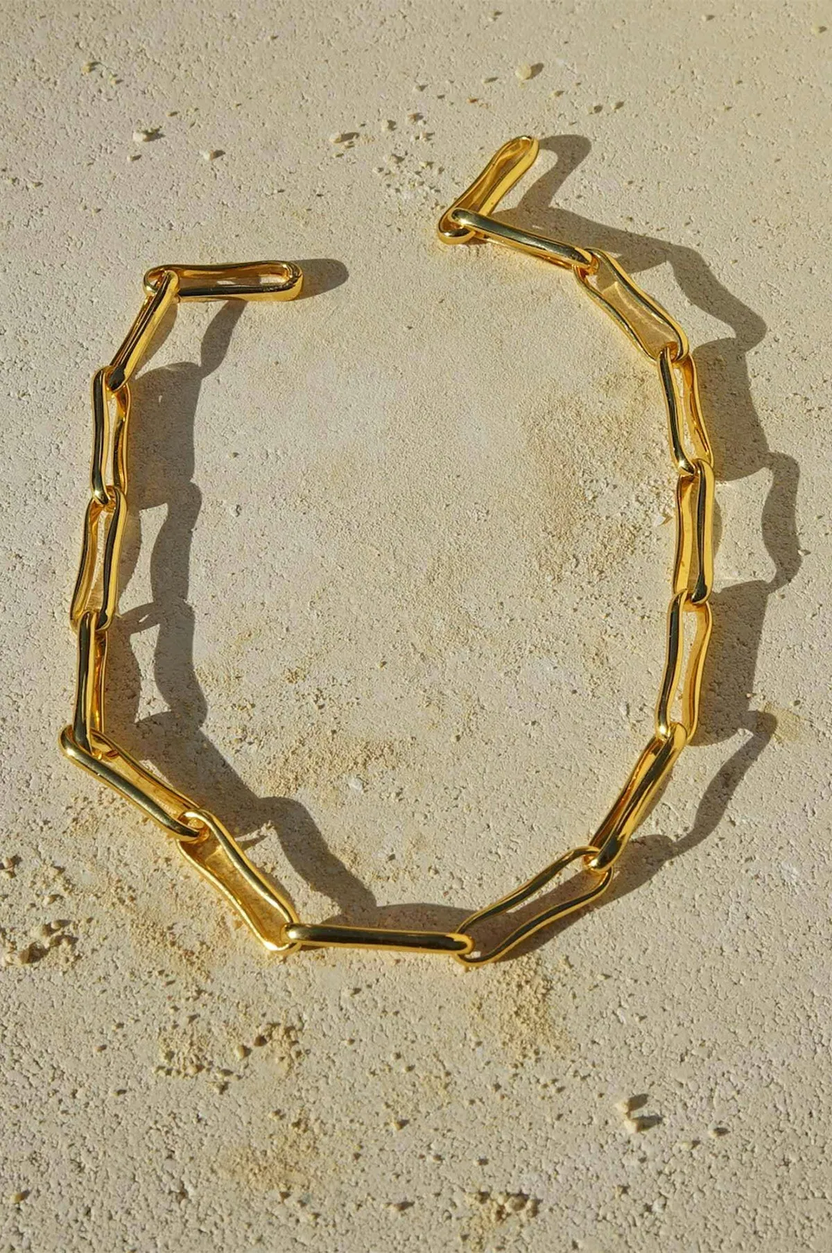 Chunky Link Gold Necklace