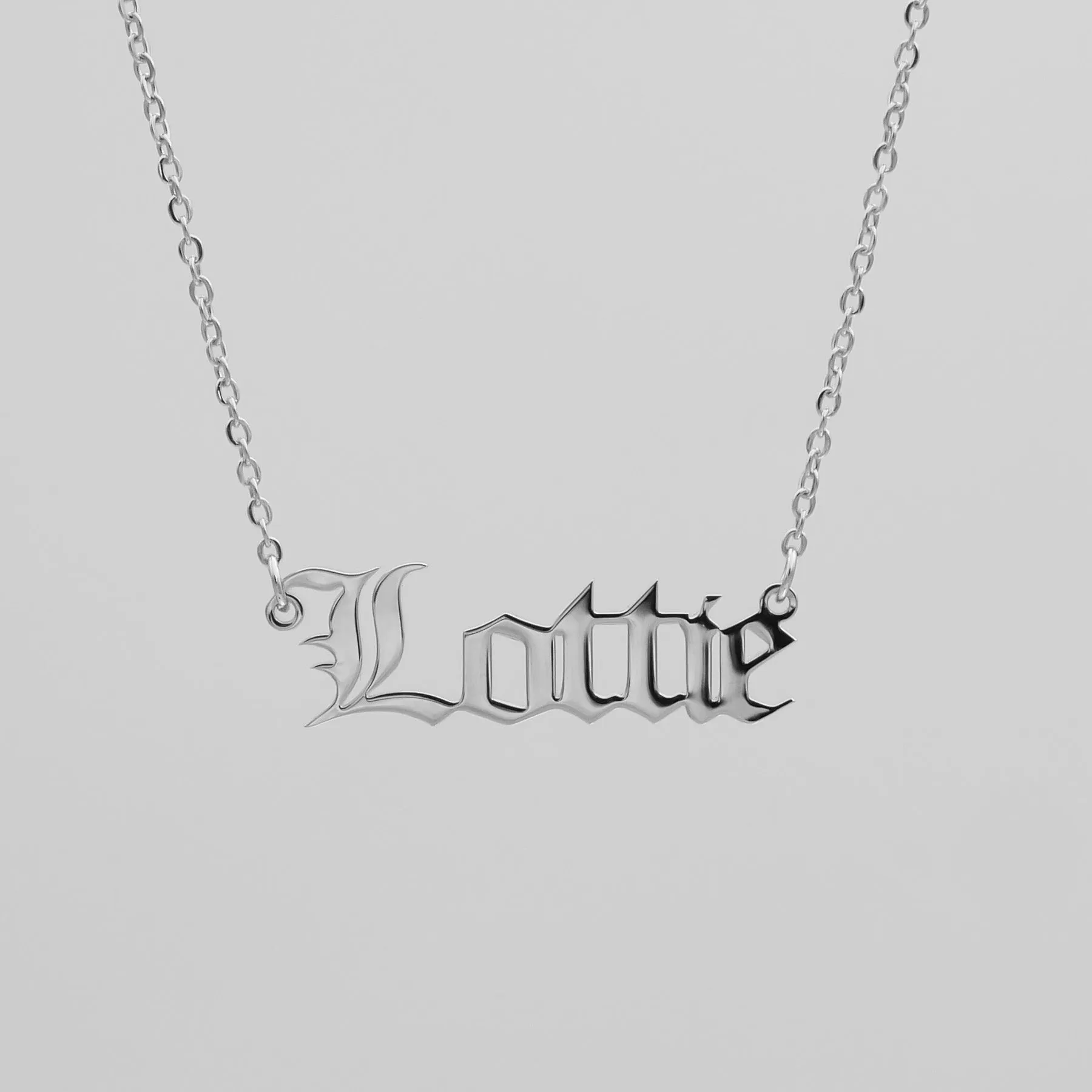 Classic Name Plate Necklace