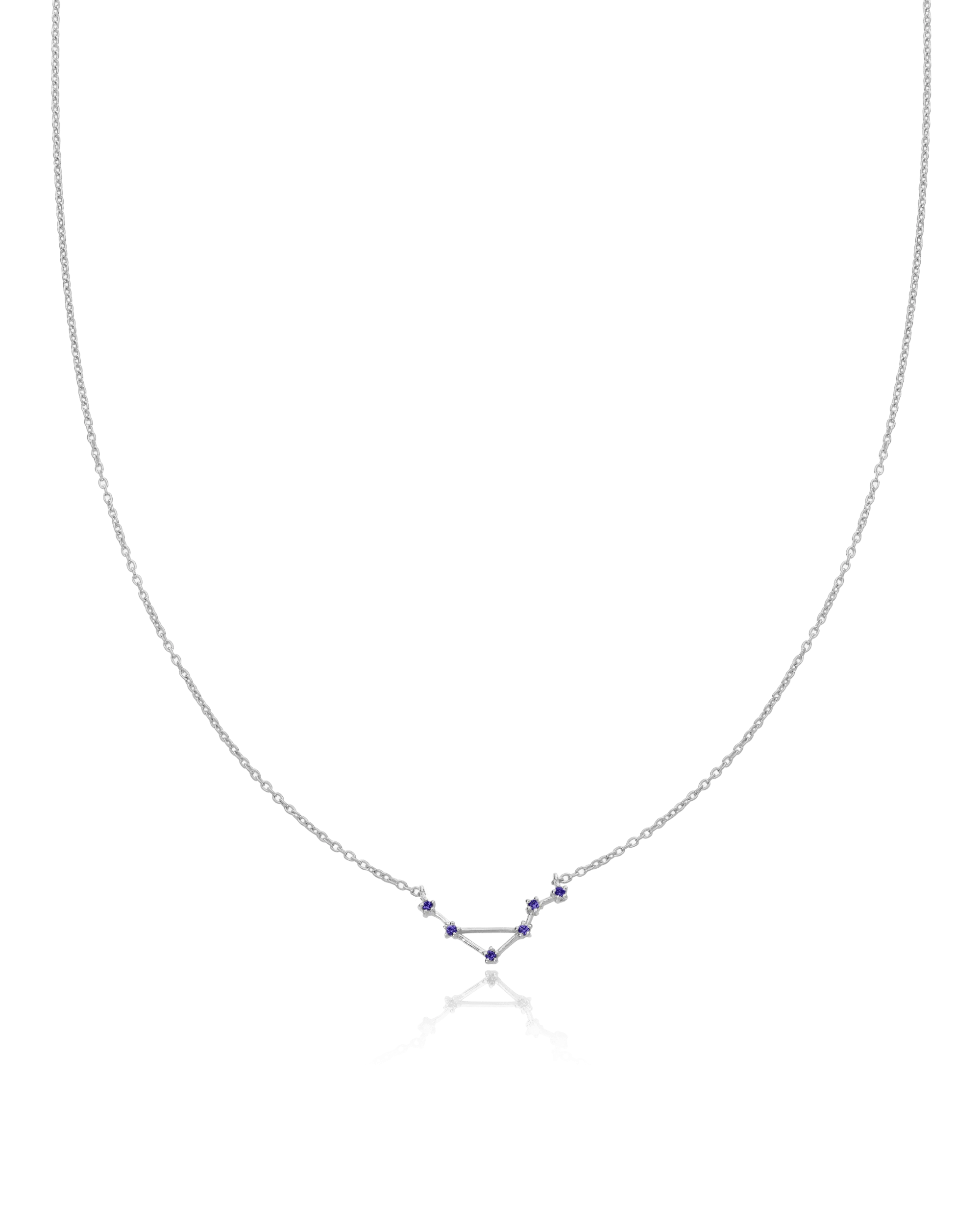 Constellation Birthstone Necklace - 925 Sterling Silver