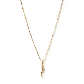 Cornicello Gold Charm Necklace - Large