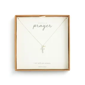 Dainty Cross Necklace - Silver/Gold