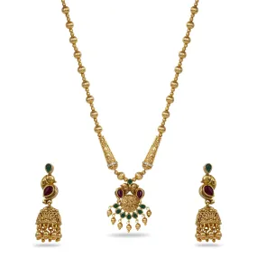 Divine Antique Kempu Necklace Set