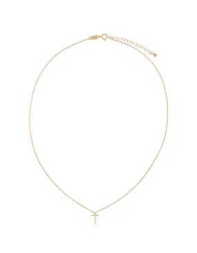 Elly Lou Timeless Initial Necklace - T- Gold