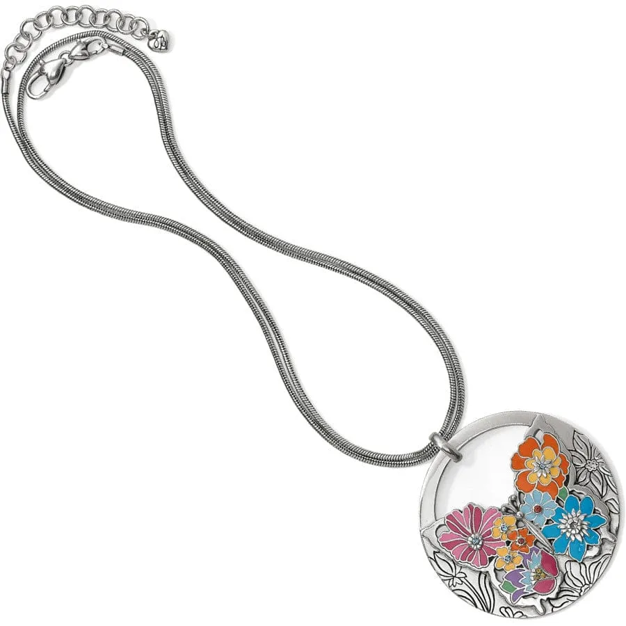 Reversible Enchanted Garden Convertible Necklace with Adjustable Style Options