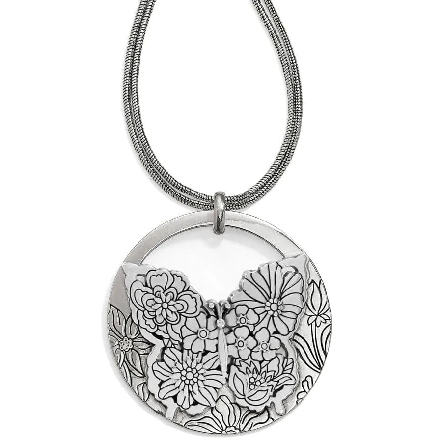 Reversible Enchanted Garden Convertible Necklace with Adjustable Style Options