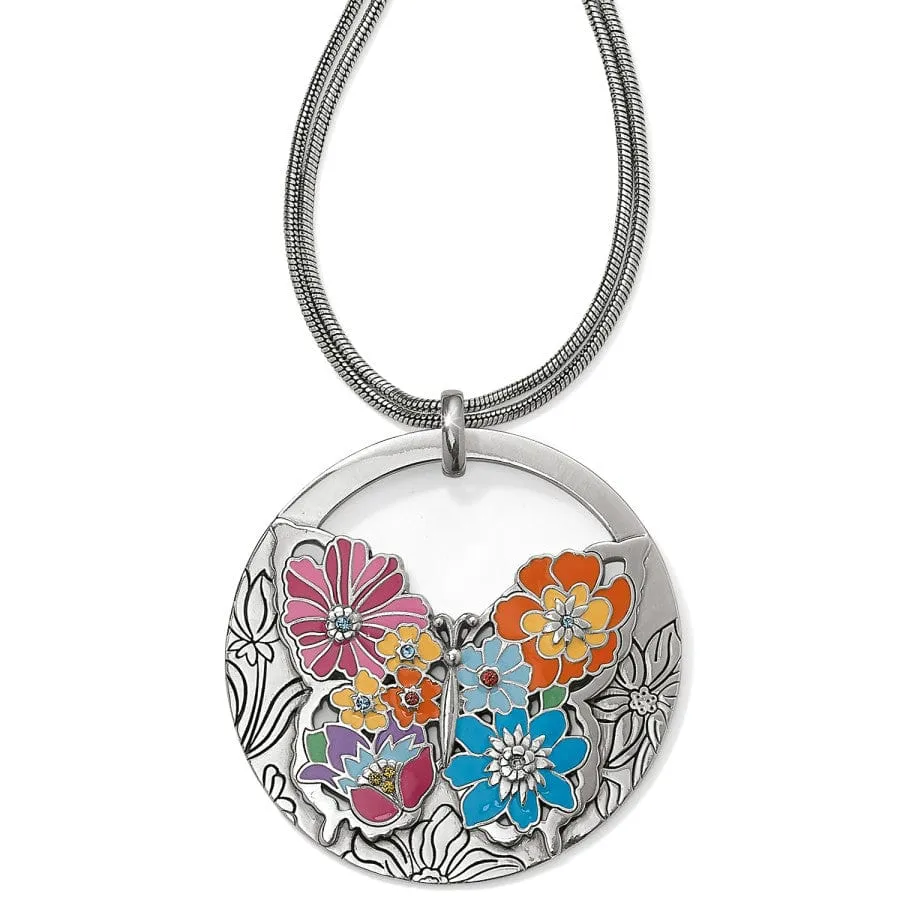 Reversible Enchanted Garden Convertible Necklace with Adjustable Style Options