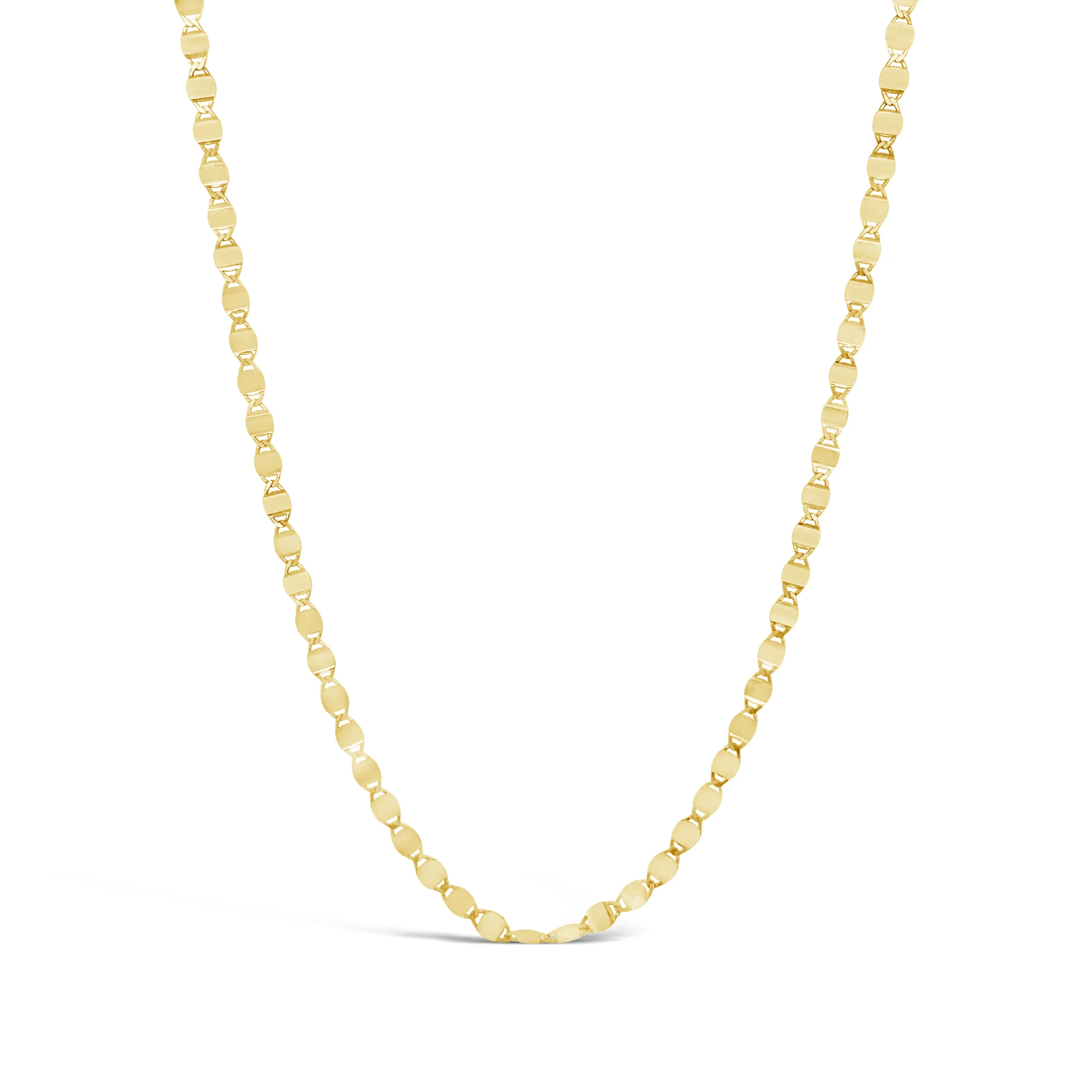 Flat Mirror Gold Choker Necklace