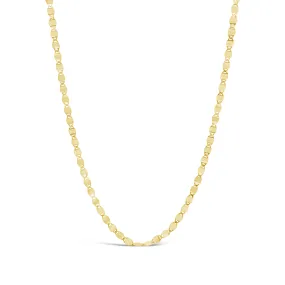 Flat Mirror Gold Choker Necklace