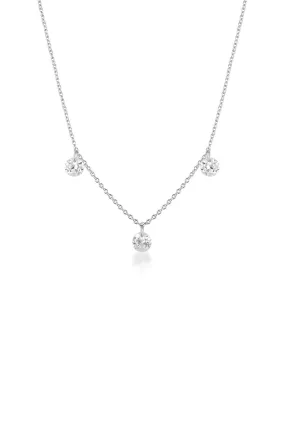 Georgini Mirage Ethereal Pendant- Silver & White CZ