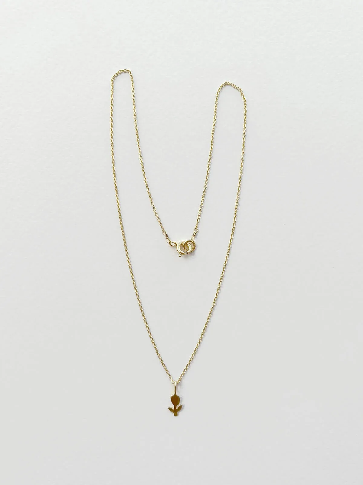 Gold Tulip Necklace