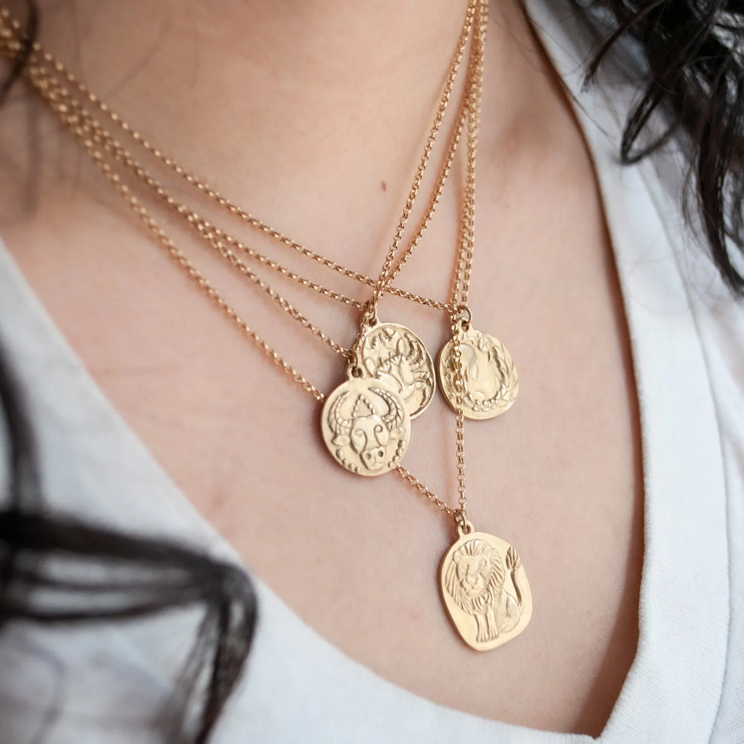 Gold Zodiac Necklace