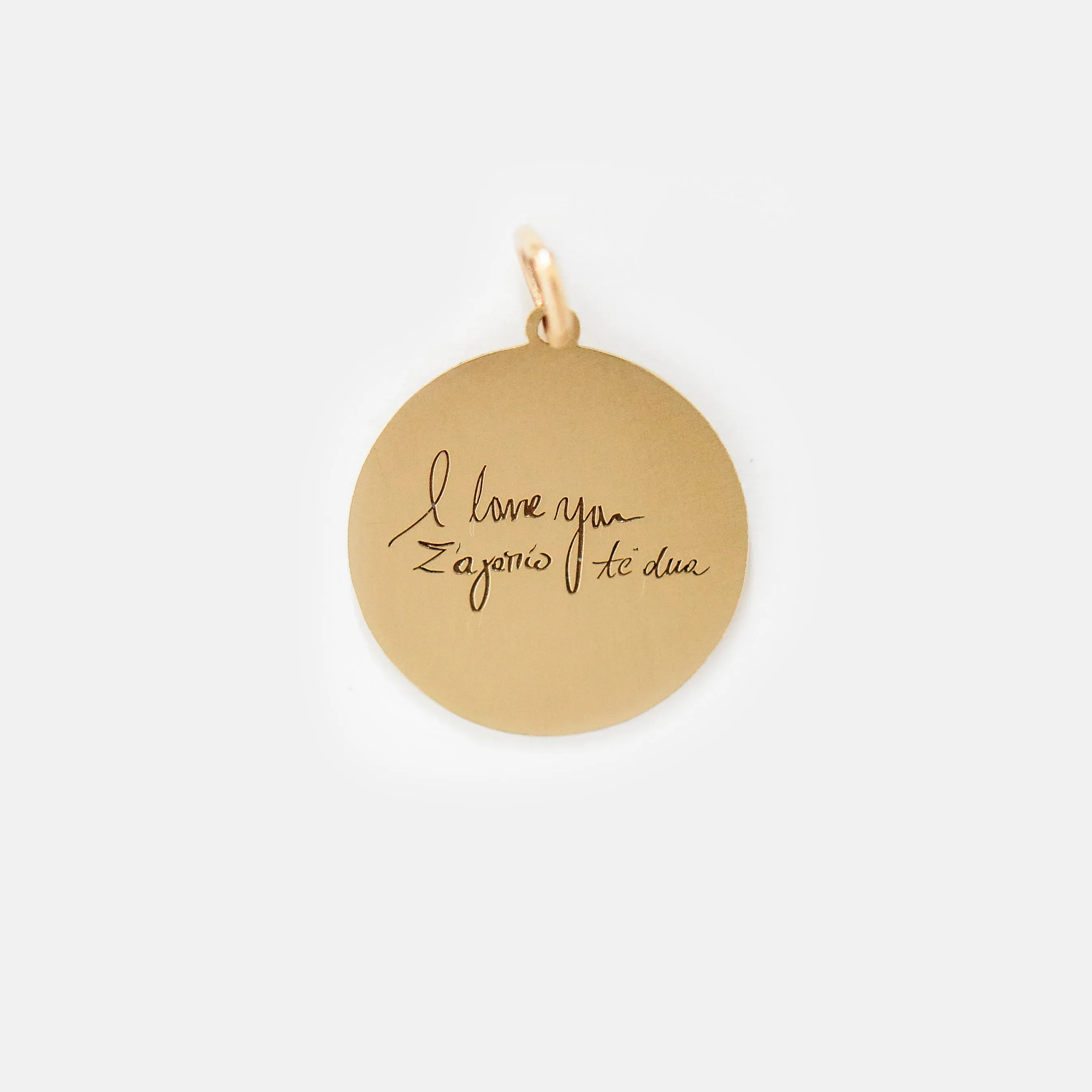 Handwriting Medallion - Large