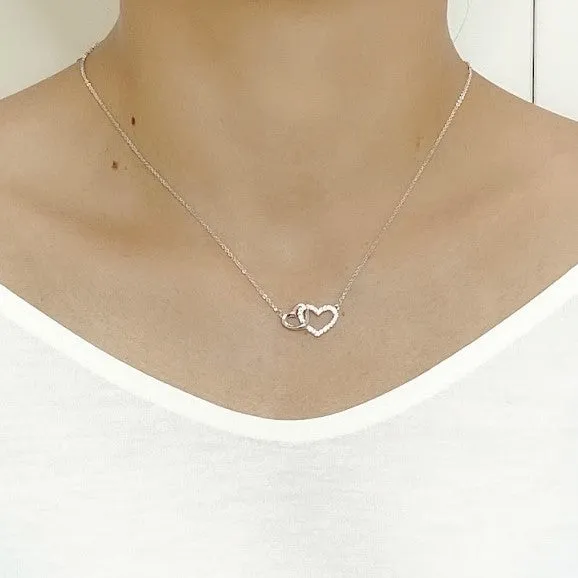 Heart Cubic Zirconia Necklace