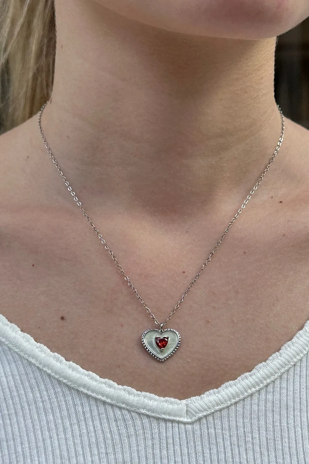 Heart Gem Necklace