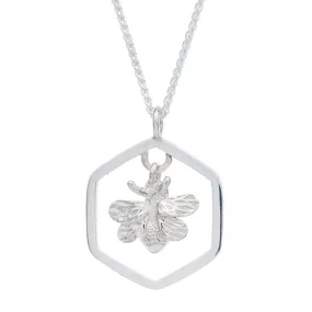 Honey-Bee Silver Necklace