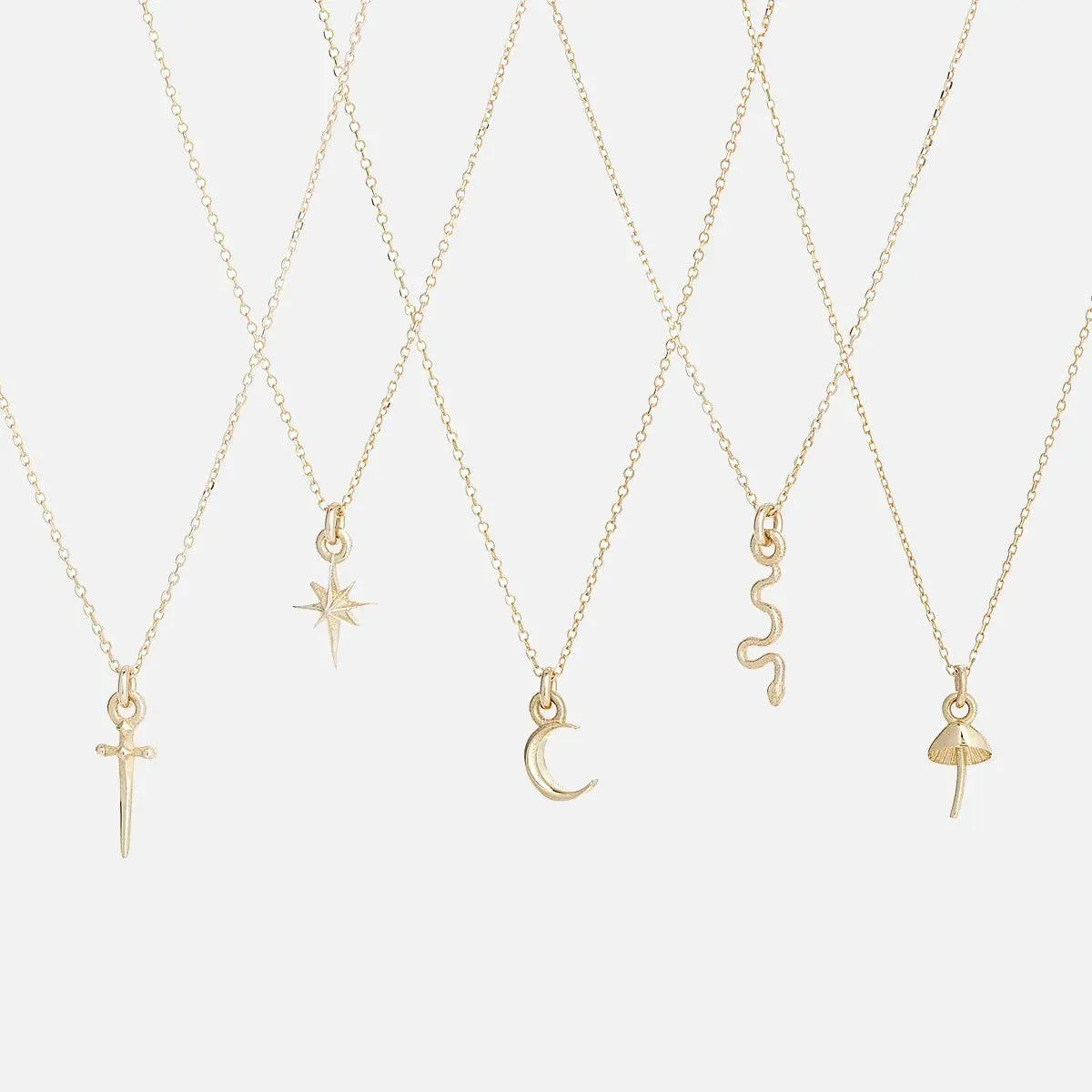 Itty Bitty Charm Necklace, Star