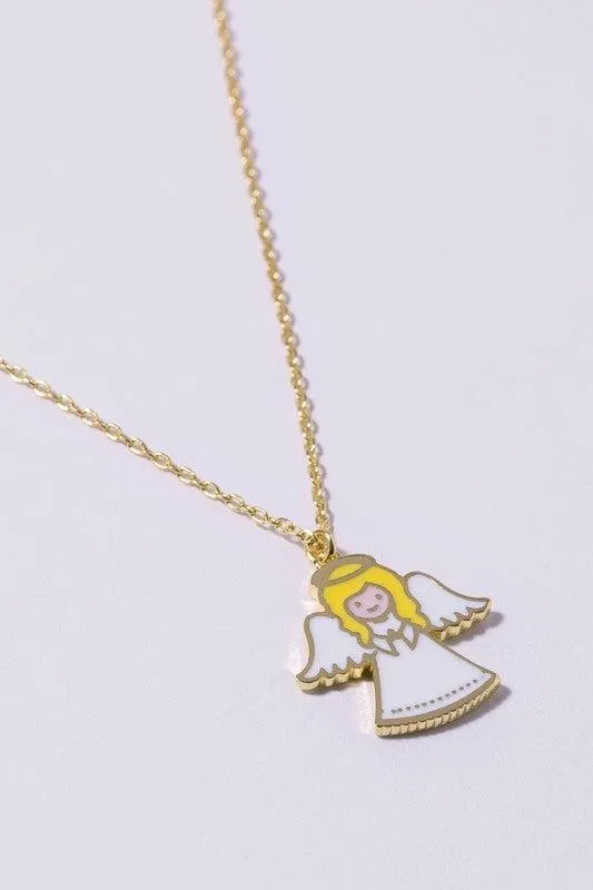 Kids Enamel Charm Necklaces