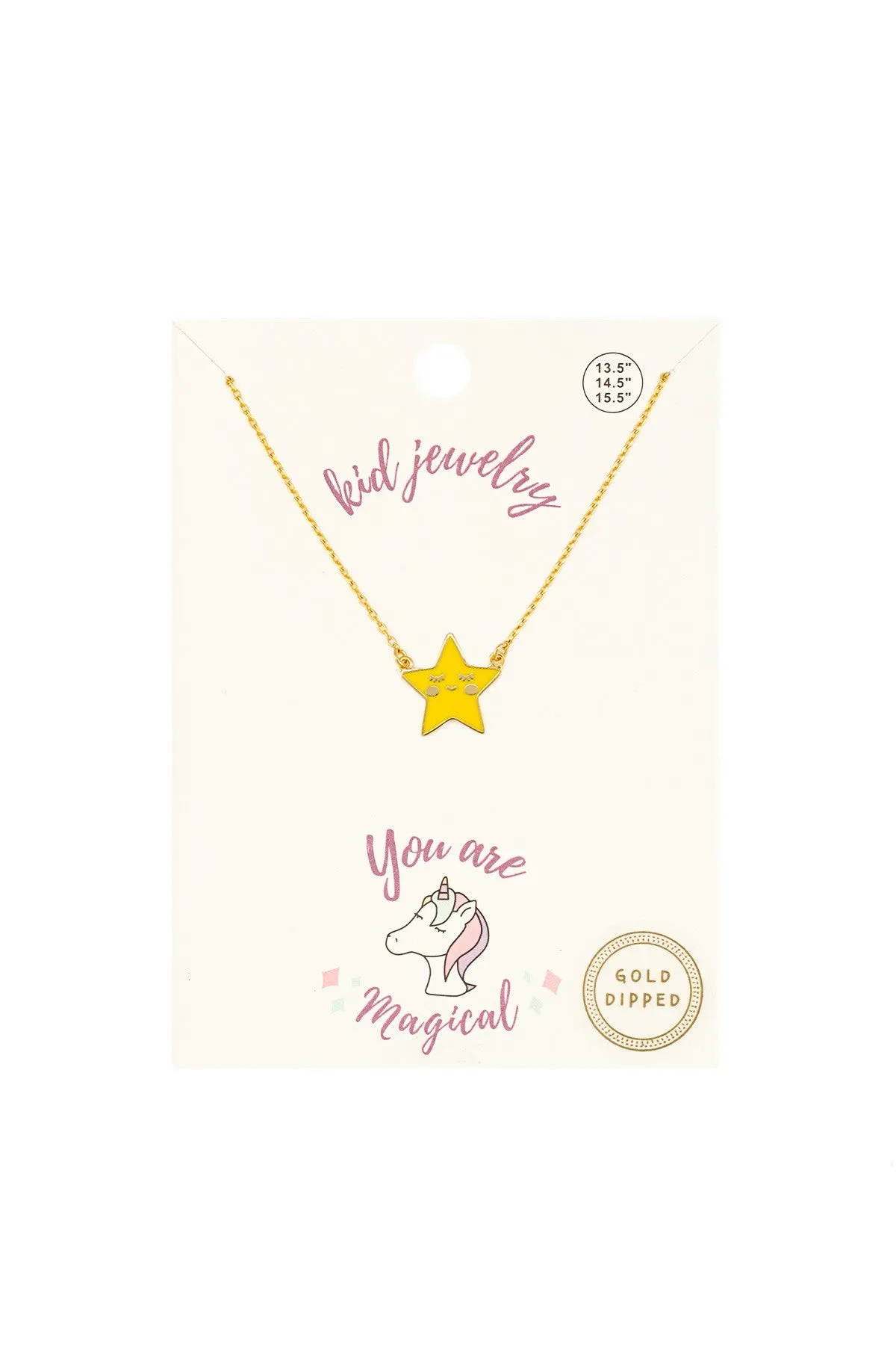 Kids Enamel Charm Necklaces