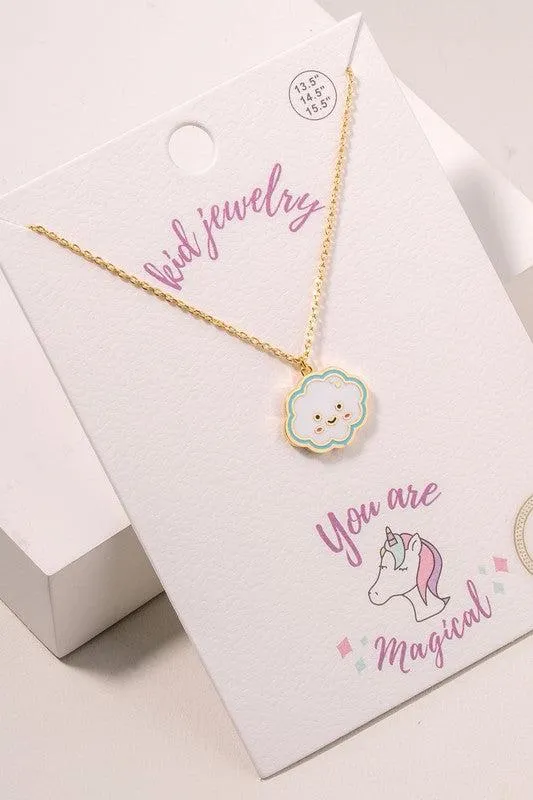 Kids Enamel Charm Necklaces